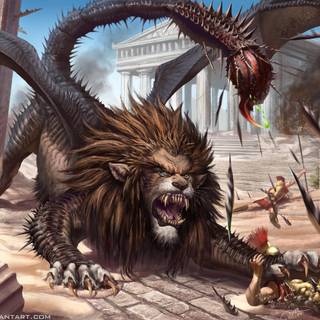 Evil dragon wallpaper