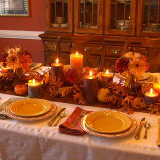 Thanksgiving decorations wallpaper