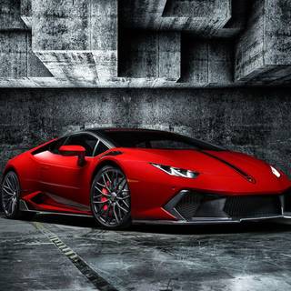 Red Lamborghini wallpaper