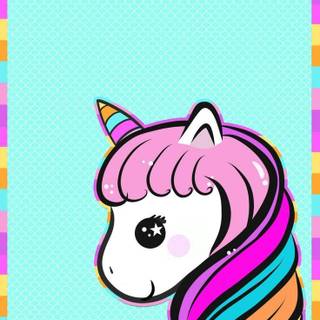 Cartoon unicorn wallpaper