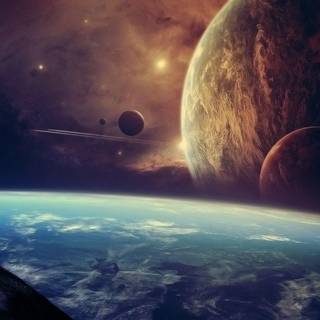 Earth from space wallpaper