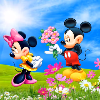 Mickey & Minnie wallpaper