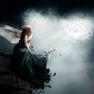 Gothic girl wallpaper