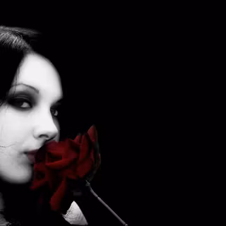 Gothic girl wallpaper