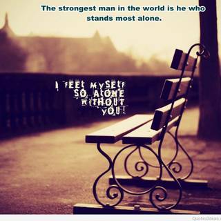 Alone quotes wallpaper