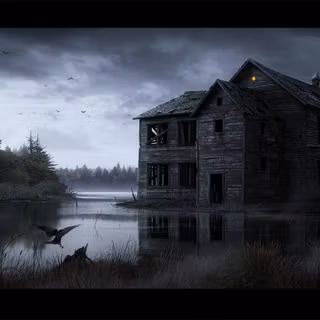 Haunted houses wallpaper
