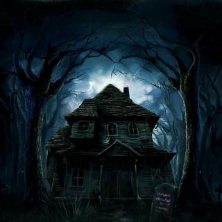 Haunted houses wallpaper