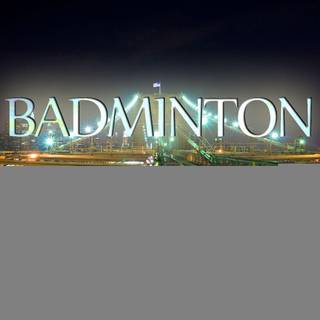 Badminton court wallpaper