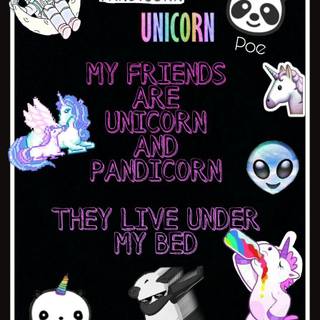 Pandicorn wallpaper