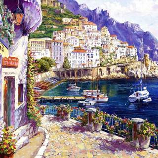 Amalfi wallpaper