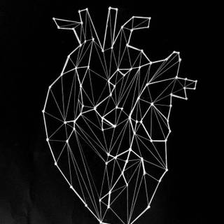 Black hearts wallpaper