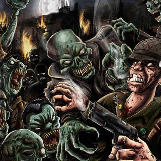 Call of Duty WW2 Zombies wallpaper