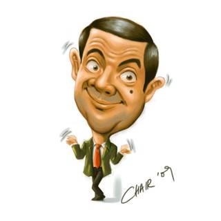 Mr. Bean cartoon wallpaper