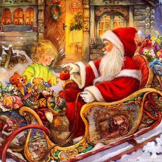 Christmas Santa Claus wallpaper
