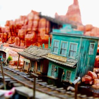 Model trains wallpaper