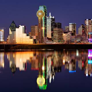 Dallas skyline wallpaper