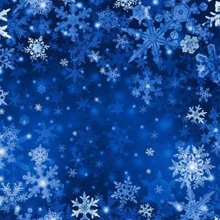 Christmas snowflakes wallpaper