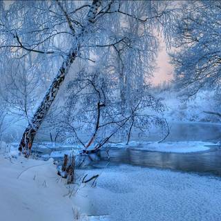 Christmas icicles wallpaper