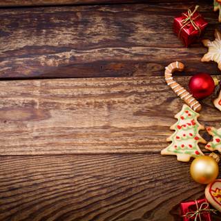 Christmas cookies wallpaper