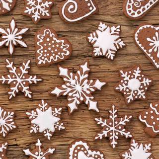 Christmas cookies wallpaper