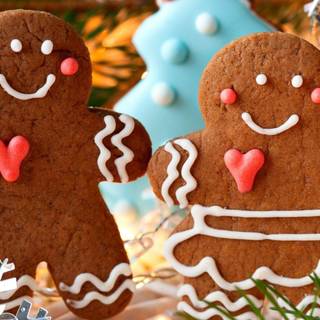 Christmas cookies wallpaper