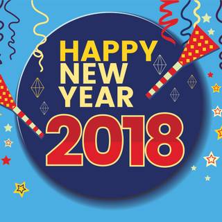 Welcome 2018 wallpaper