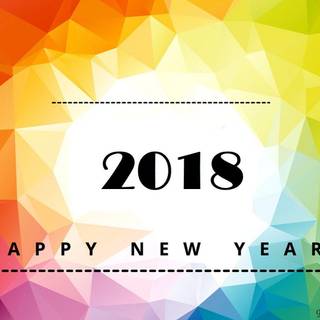 Happy New Year 2018 HD wallpaper