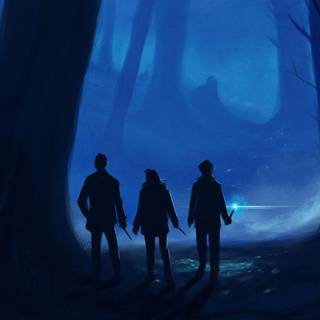 Forbidden forest wallpaper