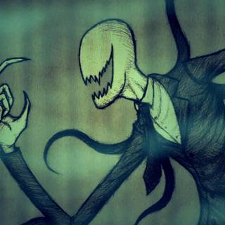The Slender Man wallpaper