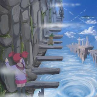 Mary and the Witch's Flower wallpaper