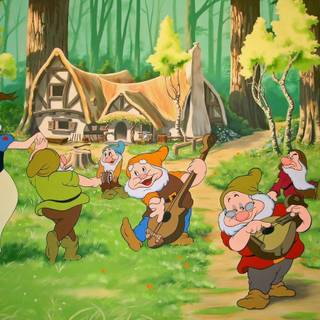 Snow White and the Seven Dwarfs Disney wallpaper