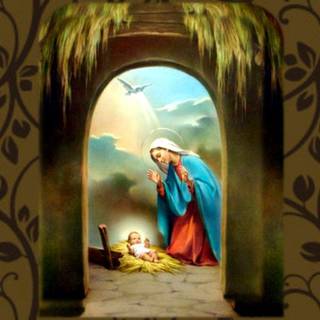 Jesus birth wallpaper