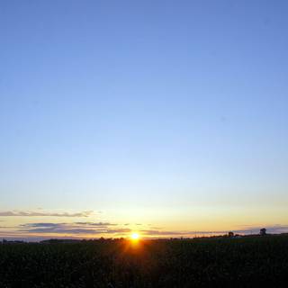 Blue sunrise wallpaper