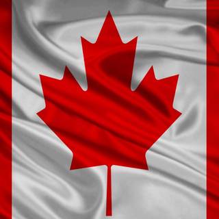 Canadian flag waving wallpaper