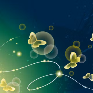 Flying paint wallpaper