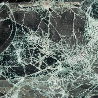 Cracked glass wallpaper