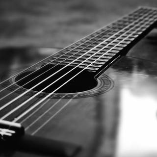 Boy with guitar wallpaper