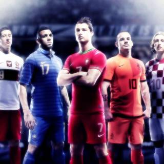 Football stars wallpaper