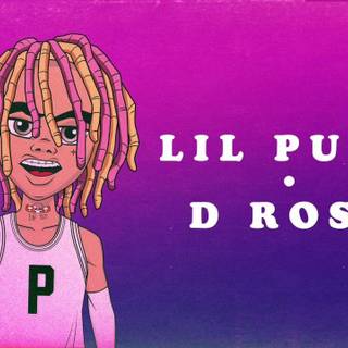 Lil Pump cartoon wallpaper