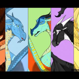 Dragonets of Destiny wallpaper