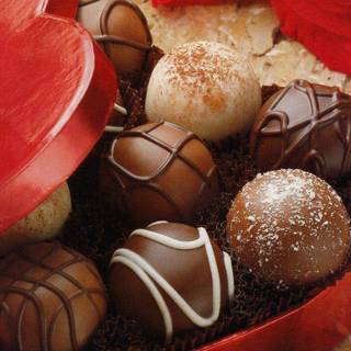 Valentine's Day chocolate wallpaper
