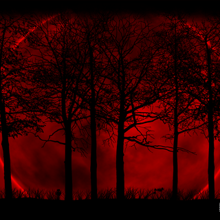 Blood moon wallpaper