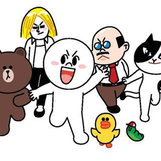 LINE characters wallpaper