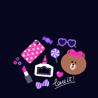 LINE characters wallpaper