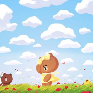 LINE characters wallpaper