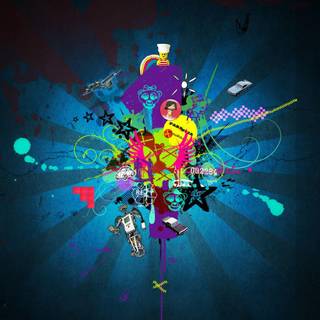 Graphic design wallpaper