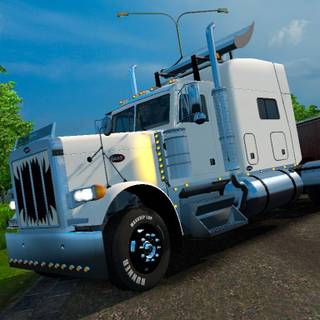 CAT Peterbilt Truck wallpaper