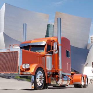 CAT Peterbilt Truck wallpaper