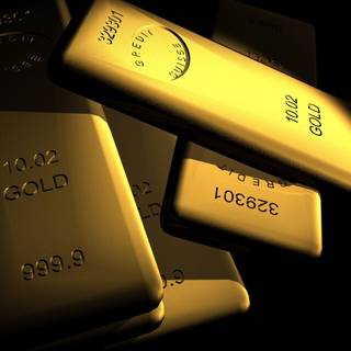 Gold bars wallpaper