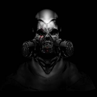 Gas mask wallpaper
